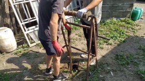 Скважина 18м. по глине за день!