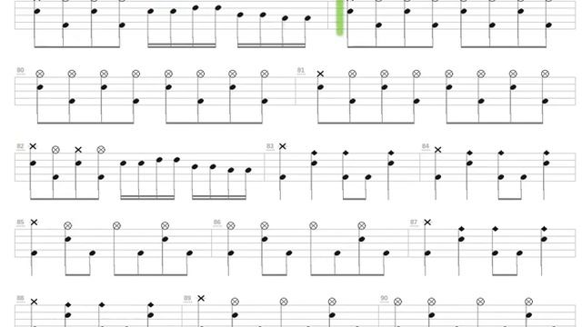 Egypt + Mercyful Fate + Drum only + Drum tab