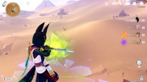 Скрытый роскошный сундук в Пустыне колоннад, Сумеру. Genshin Impact