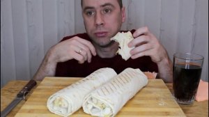 MUKBANG Огромная шаурма / 4 Шавухи / Shawarma / ASMR МУКБАНГ / Мукбанг Сеня / eating show / 먹방