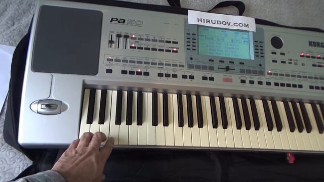 Korg PA 50 synth performing Rock 6/8 Music Style смотреть онлайн