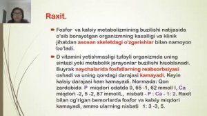 Bolalarda suyak mushak tizimining anatomik fiziologik hususiyati Jaroxatlanish semiotikasi