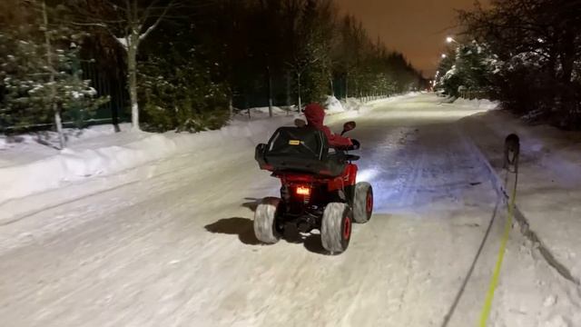 Зимние забавы на квадроцикле (lifestyle) [AgaAgata] смотреть онлайн