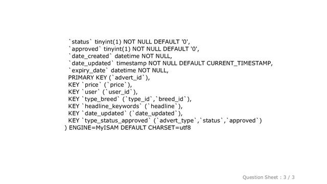 MySQL : MYSQL performance slow using filesort