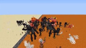 ALL MOBS TOURNAMENT in Minecraft Mob Battle
