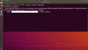 Python Import Error ModuleNotFoundError : No Module Named Openpyxl