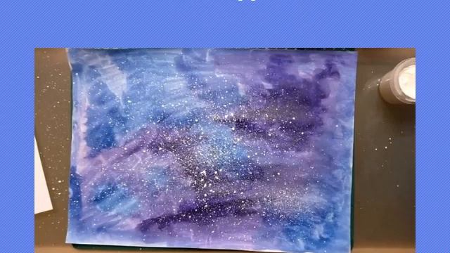 Рисование по теме Космический пейзаж смотреть онлайн