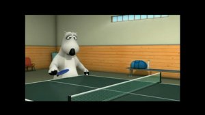 Медведь Бернард и теннис
