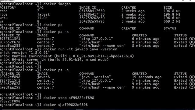 About Docker, docker pull, ps, ps –a, mages, run, -version and version command. смотреть онлайн