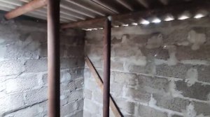 Потолок погреба из шифера