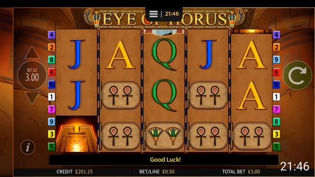 Eye of Horus £3 stake Amazing win!! смотреть онлайн