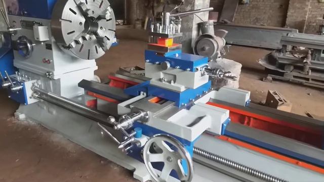 12 Feet Lathe Machine Planner Bed 7 Inch Bore смотреть онлайн