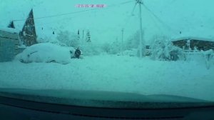 Laufenn i-Fit Ice LW71 в глубоком снегу.