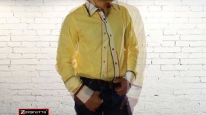 Мужская приталенная рубашка в клетку BEL 1840-4