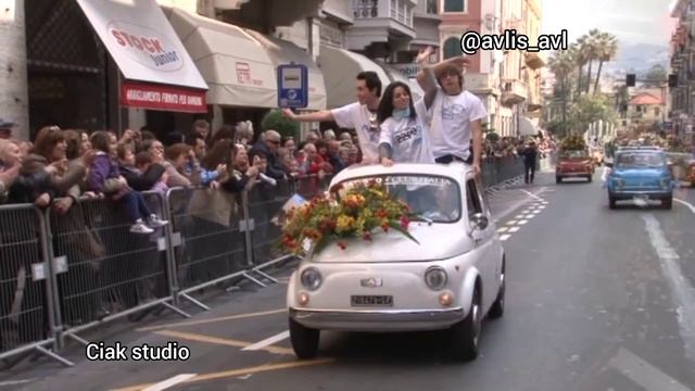 Карнавал Цветов -конкурс флористов в Италии Сан-Ремо 2012 часть 2.