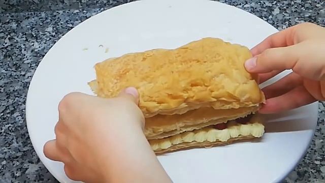 Как ПриготовитьТорт Наполеон с Клубникой | Заварной Крем | КАК приготовить Мильфей с клубникой