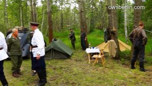 Реконструкция  – полевой лагерь Вермахта.