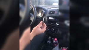 Новая лада гранта, едет без ключа зажигания!!! Lada Granta