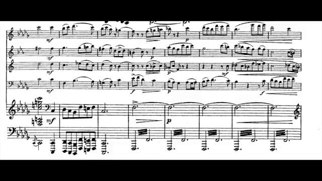 Nikolai Rimsky-Korsakov - Quintet in B-flat major [w_ score]