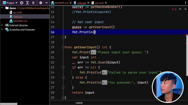 Programming a Guessing Game - Golang Beginner Project
