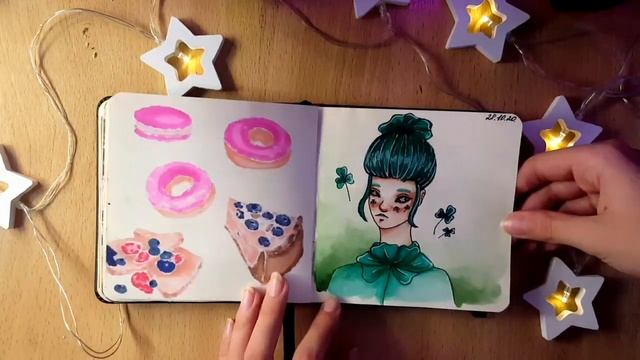 Обзор на скетчбук от art creation ? обзор на рисунки в скетчбуке