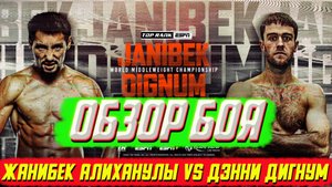 Бокс. Обзор титульного боя Жанибек Алимханулы - Дэнни Дигнум