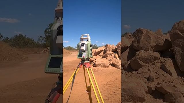 Rock Face Scanning with Leica Total Station