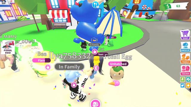 ADOPT ME ОТКРЫВАЮ ЯЙЦО С ДИНОЗАВРОМ ! ЧТО ДАЮТ ЗА ТИРЕКСА? ! ROBLOX ADOPT ME ! ОБНОВЛЕНИЕ ADOPT ME смотреть онлайн