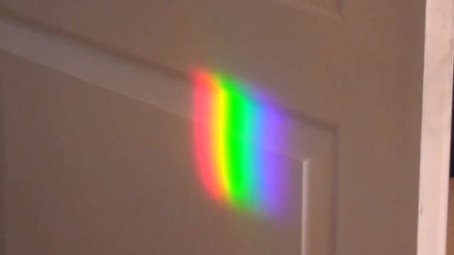 Цветовой спектр (радуга) на двери смотреть онлайн