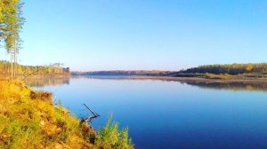 Завораживающее утро на берегу сибирской реки Чулым