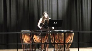 Gabriella Kallas- plays Timpani Drums