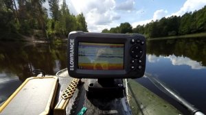 Эхолот LoWrance hook4x отзыв пользователя.Сома видно,только квокай.