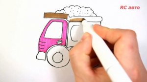 Как нарисовать грузовик | how to Draw a car | рисунки для срисовки