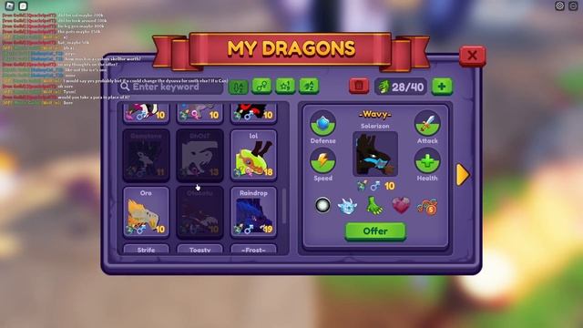 Trading A Huge Trade For A Moix (Moixaura) (Roblox Dragon Adventures) W/F/L? смотреть онлайн