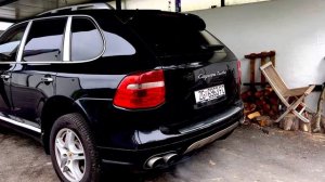 Porsche Cayenne Turbo 957 cold start