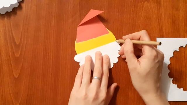 Делаем новогоднюю открытку для деда мороза на новый год смотреть онлайн