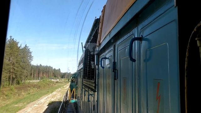 V12 В РАБОТЕ!!! ПОЕЗДКА НА ТЕПЛОВОЗЕ ТЭМ7