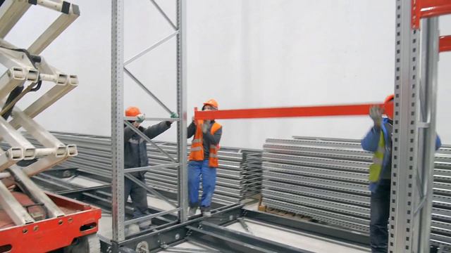 Возведение системы передвижных стеллажей смотреть онлайн