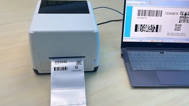 203 Dpi Thermal Transfer Direct Thermal Label Barcode Printer With Driver