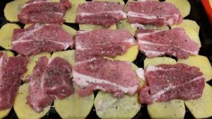 МЯСО ПО ФРАНЦУЗСКИ. |мясо по французски с картошкой | рецепт