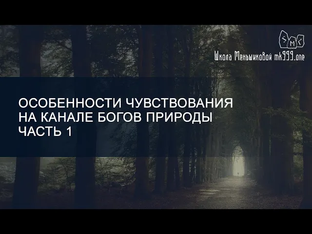 Особенности чувствования на канале богов природы. Часть 1
