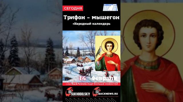 Сегодня, 14 ФЕВРАЛЯ, Трифон – мышегон