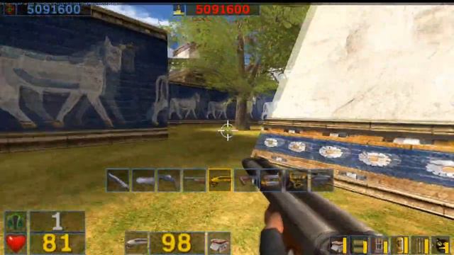 Бактерия встречает Атриум Слонов и идет вперед! | Прохождение игры Serious Sam: The Second Encounte смотреть онлайн