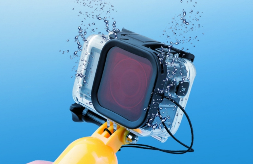 Аквабокс с фильтрами для дайвинга к камере  DJI Osmo Action.