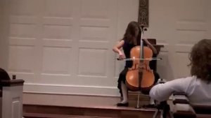 Student Cello solo--Handel's Bourree