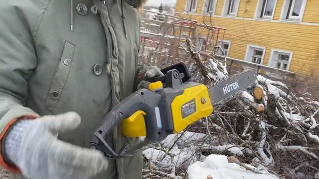 Huter & Krotof спарринг электропил           #Huter #krotof #пила #электропила #дрова #заготовкадро