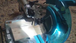 теневой прицел для торцовочной пилы Makita 1019l часть 3.