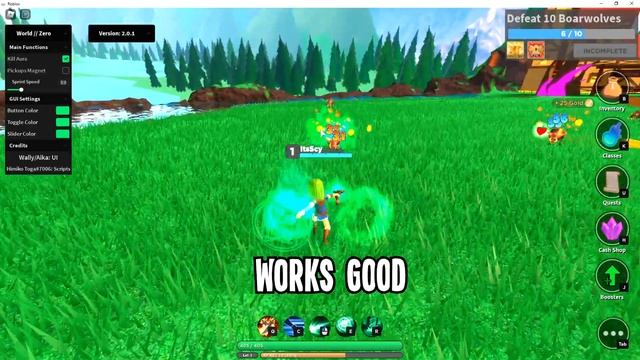 WORLD ZERO | SCRIPT/HACK | KILL AURA & MORE смотреть онлайн