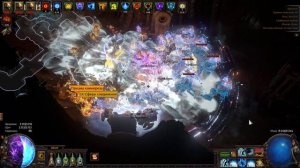 Coc Ice Nova of Frostbolt Archmage Templar Hierophant POE 3.25 T17 Fortres map