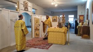 Херувимская песнь (грузинская). Мужской хор храма св. вмч. Димитрия Солунского г. Санкт-Петербург.